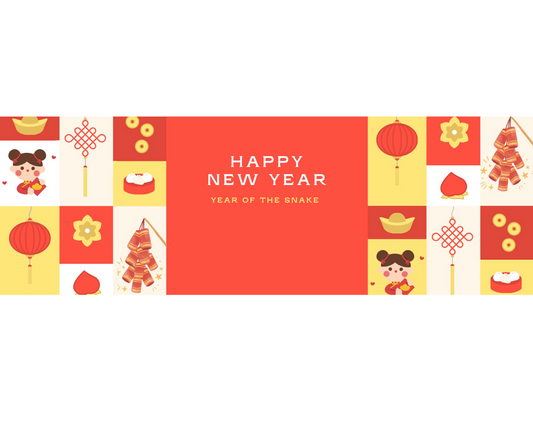 Celebrate the Year of the Green Wood Snake (2025) with stylish Chinese New Year-themed bags & accessories. Shop custom prints & festive designs now!