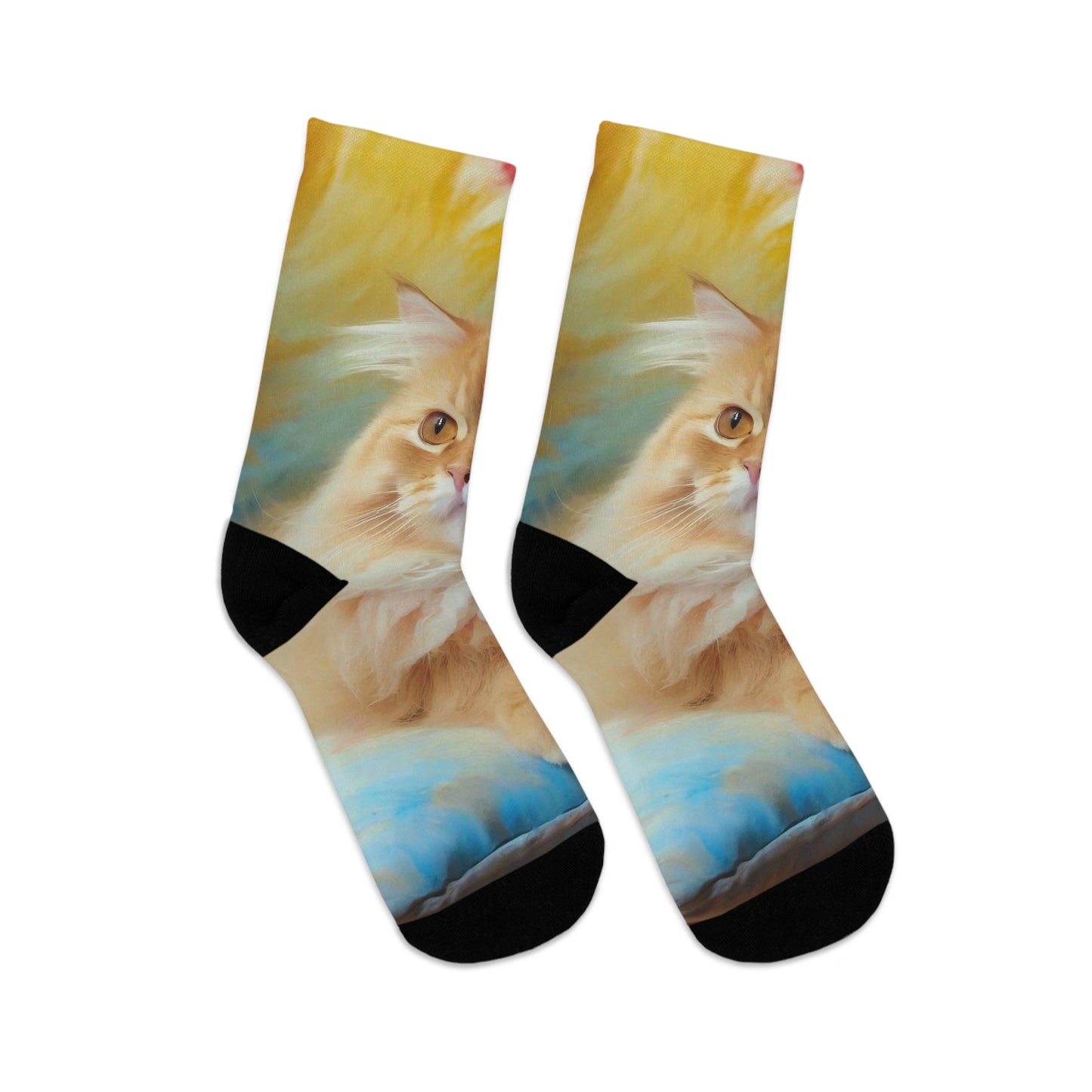 The Golden Cat Recycled Poly Socks