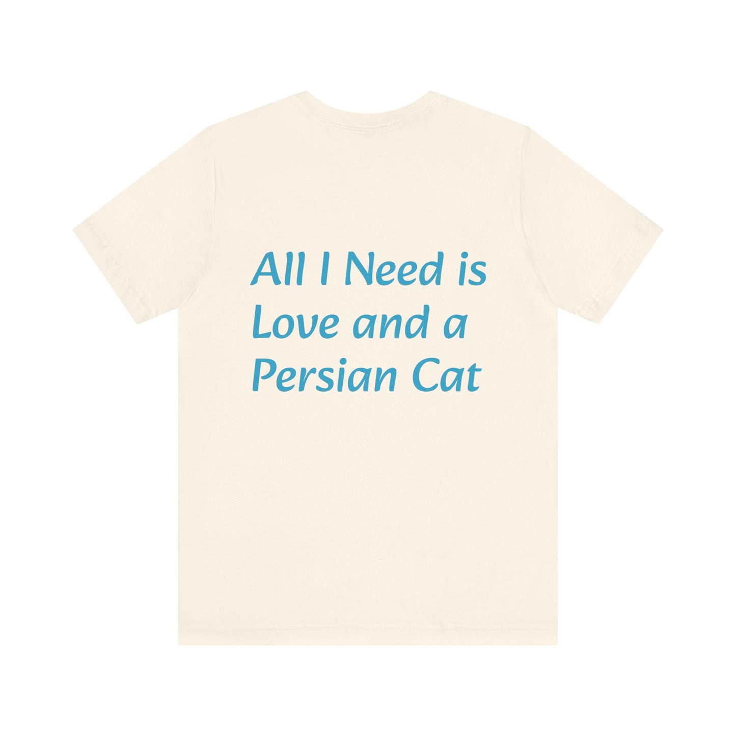 The Persian Cat Unisex Jersey Short Sleeve Tee