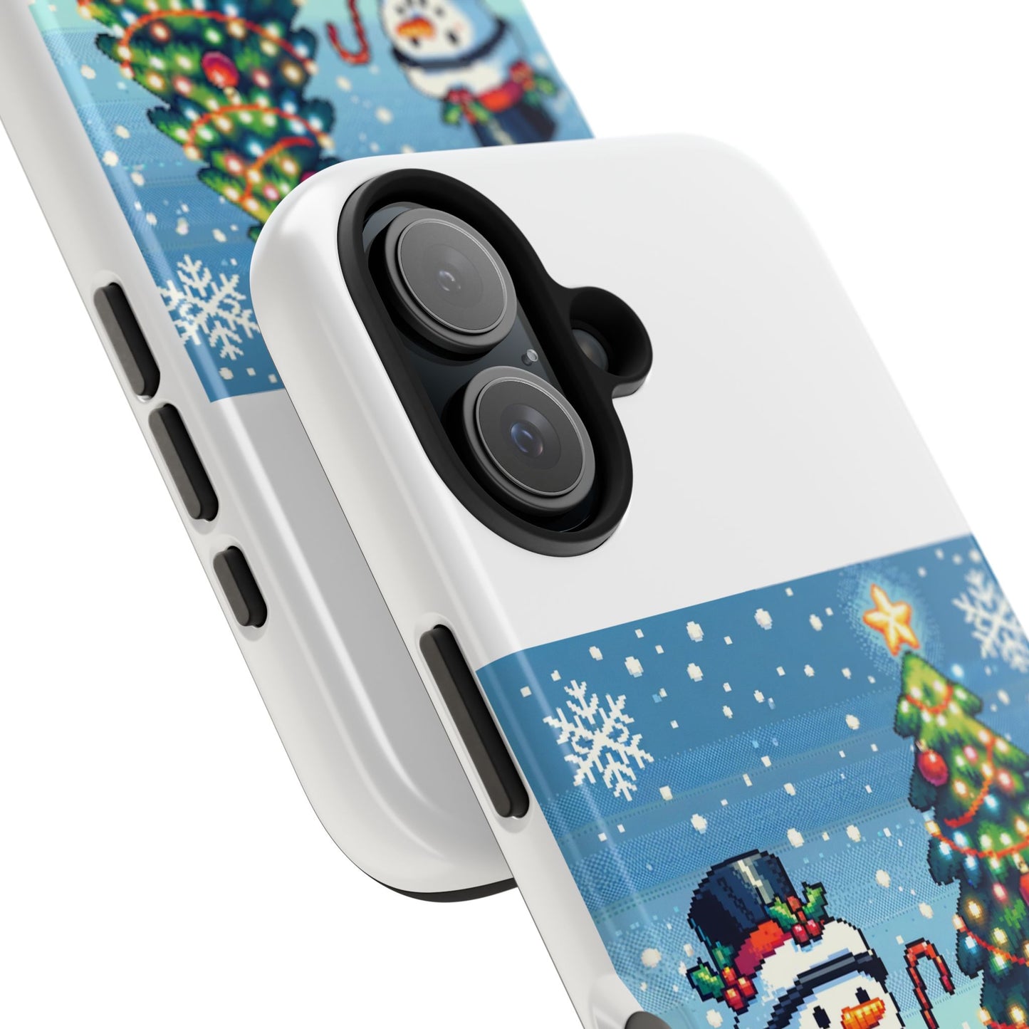 The Snowman Pixel Art Tough Phone Cases