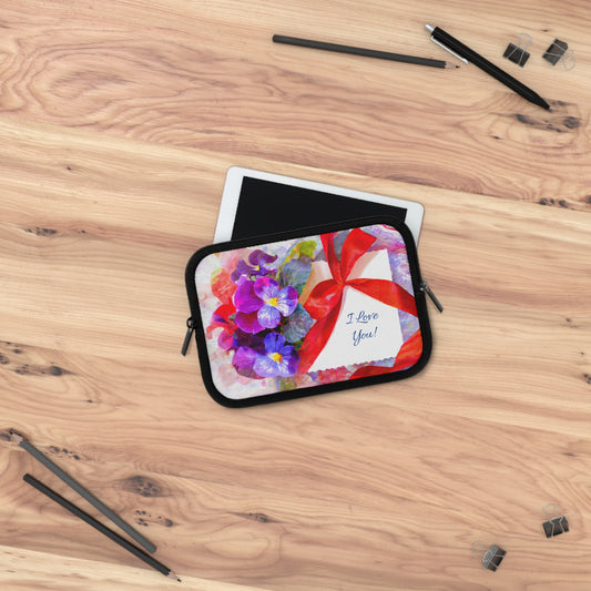 Laptop Sleeve "I love you!"
