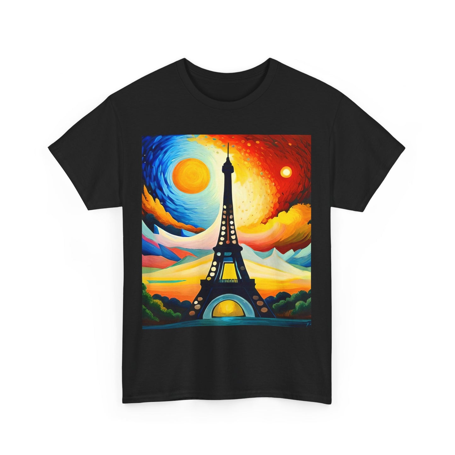 Paris Unisex Heavy Cotton Tee
