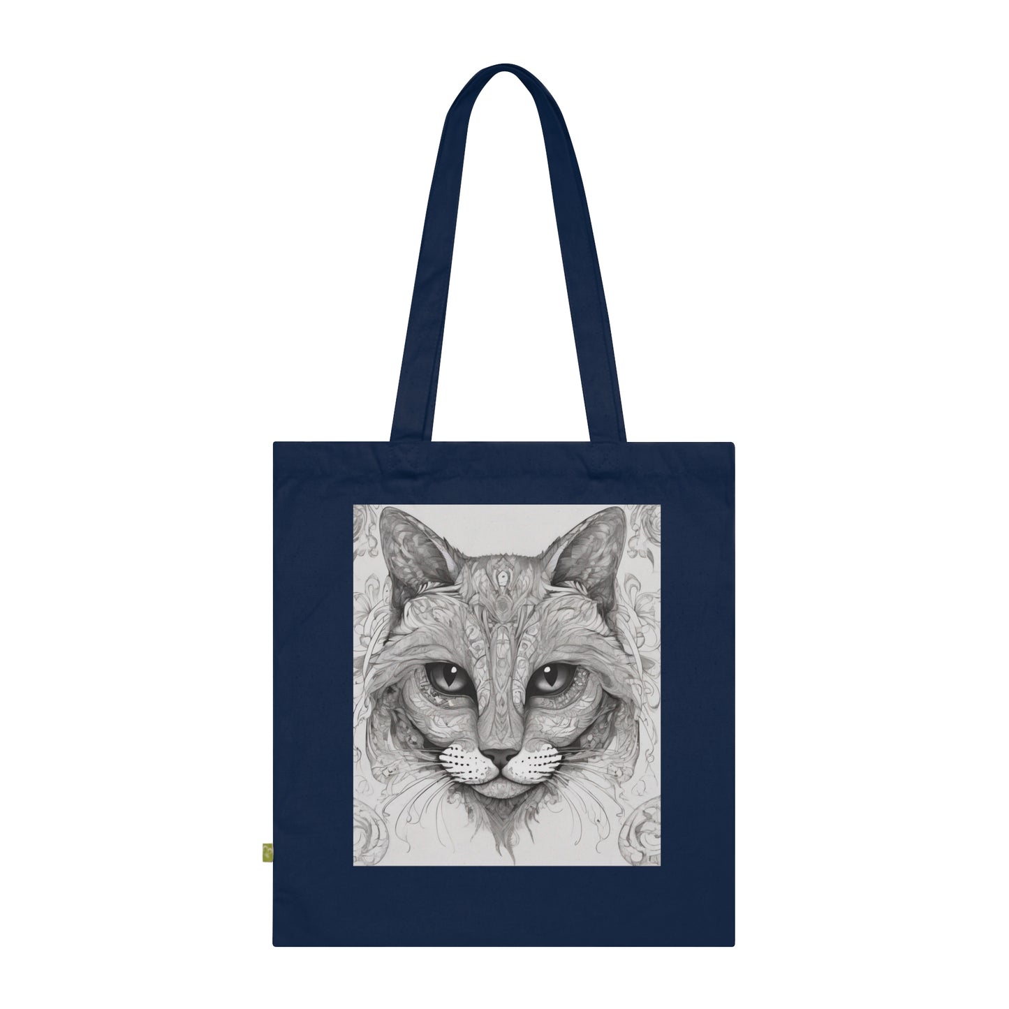 Organic Cotton Tote Bag The Cat
