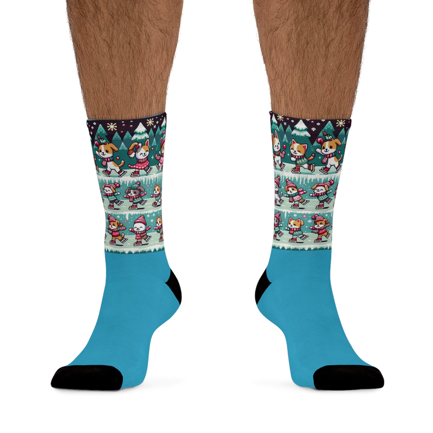 Socks with cats and dogs