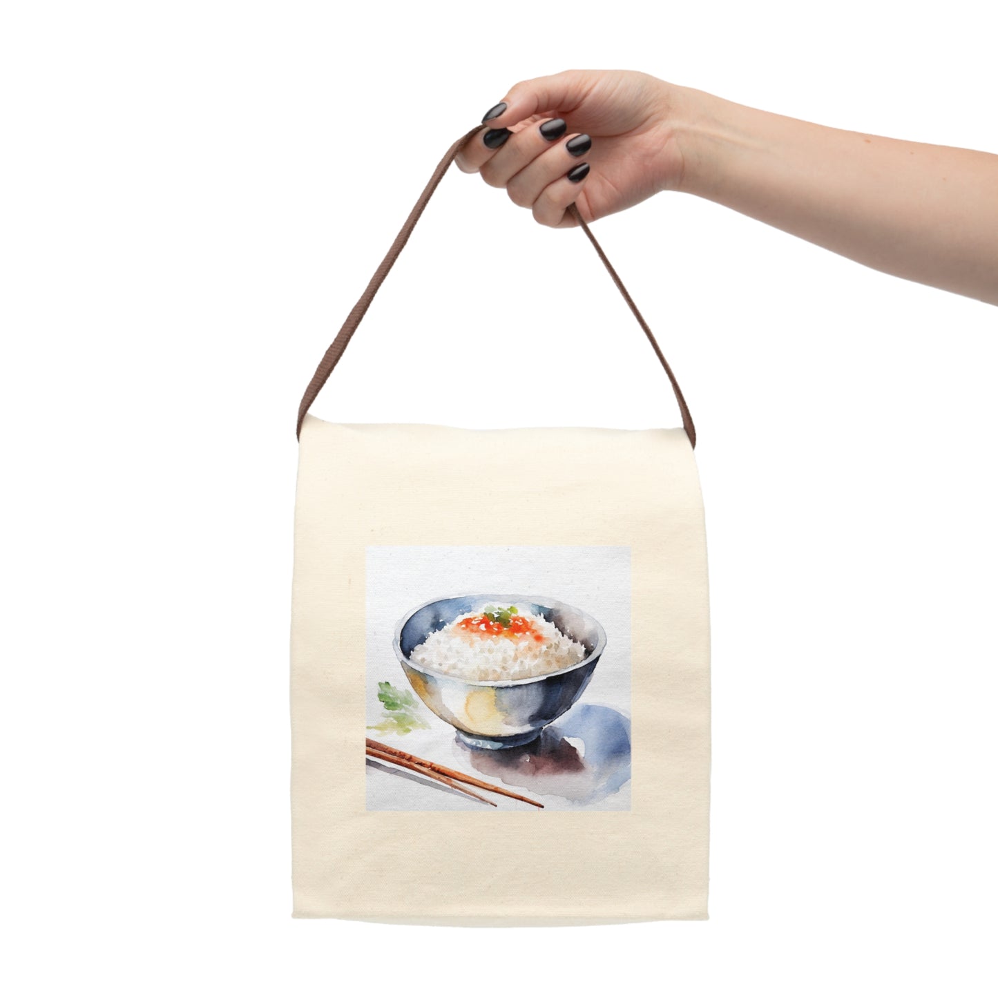 The Bowl Canvas Lunch Bag With Strap