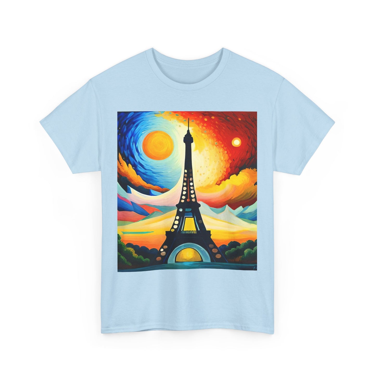 Paris Unisex Heavy Cotton Tee