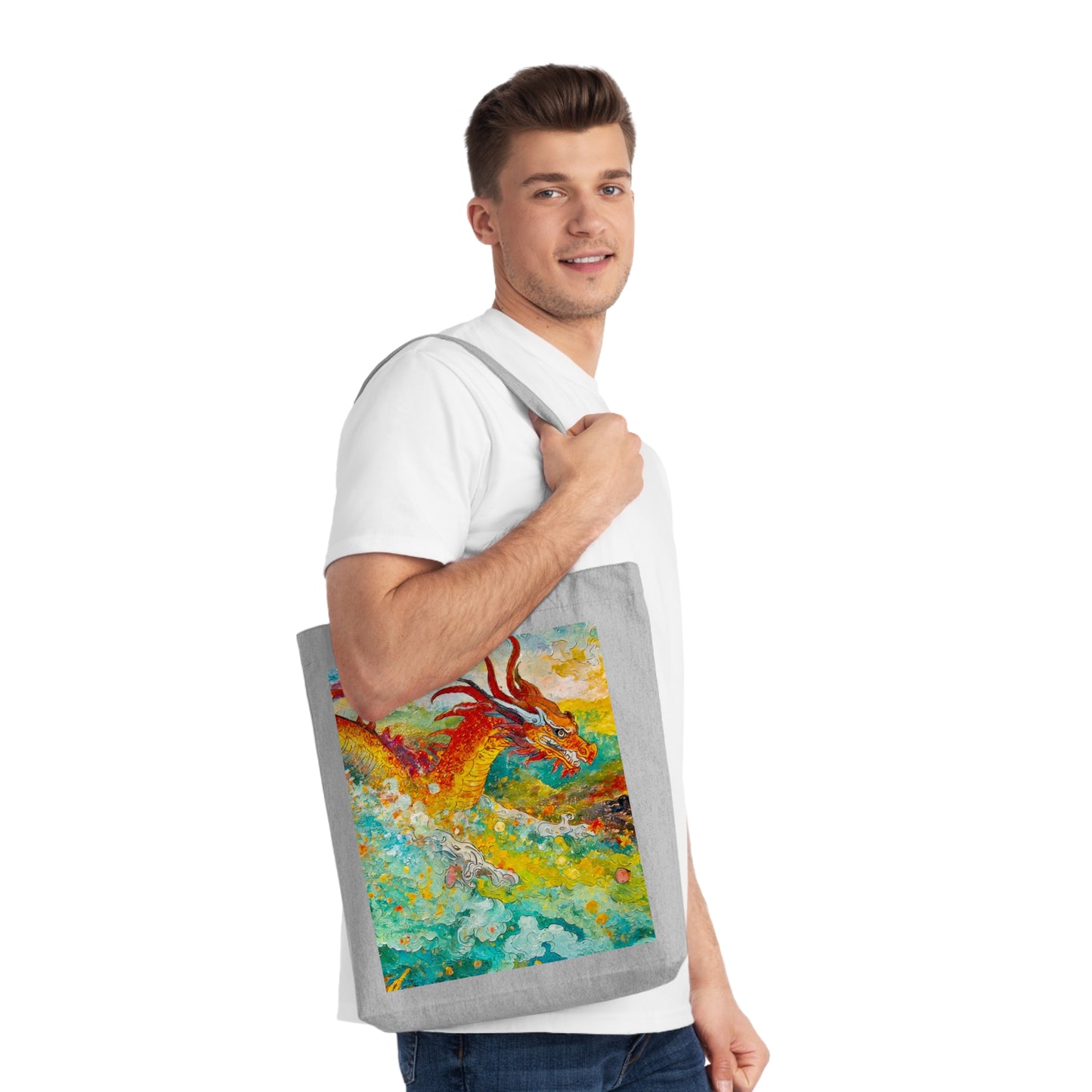 The Dragons Woven Tote Bag
