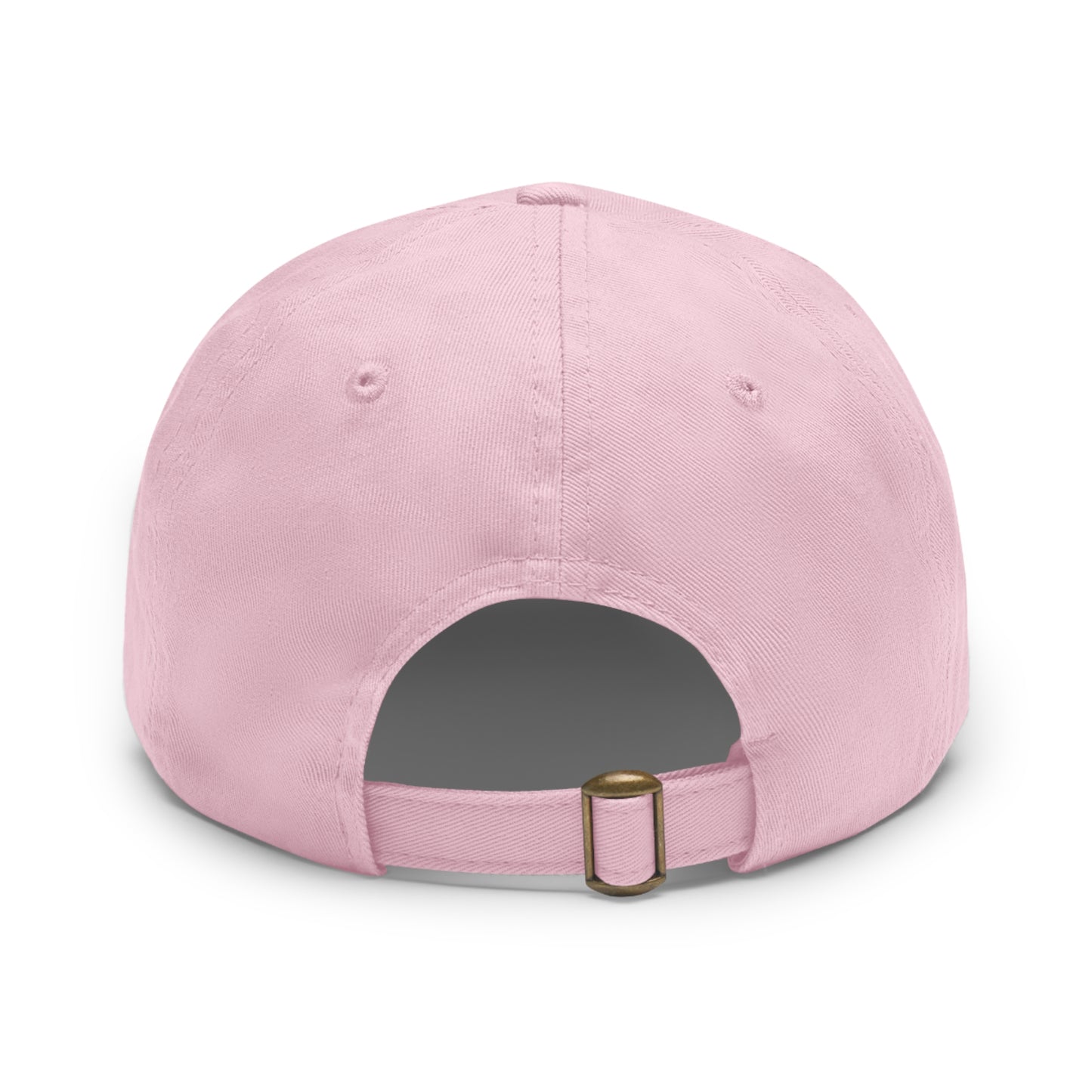 The Cat Dad Hat with Leather Patch Round