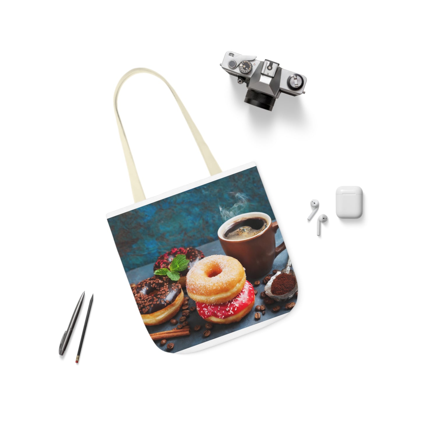 The Donuts Canvas Tote Bag