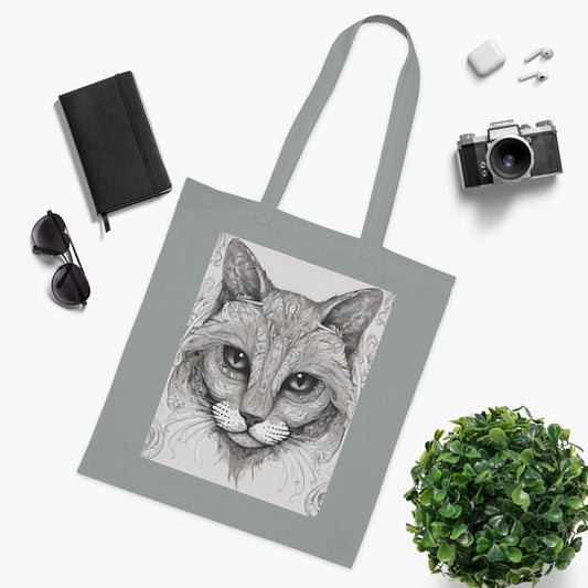 Cotton Tote The Cat