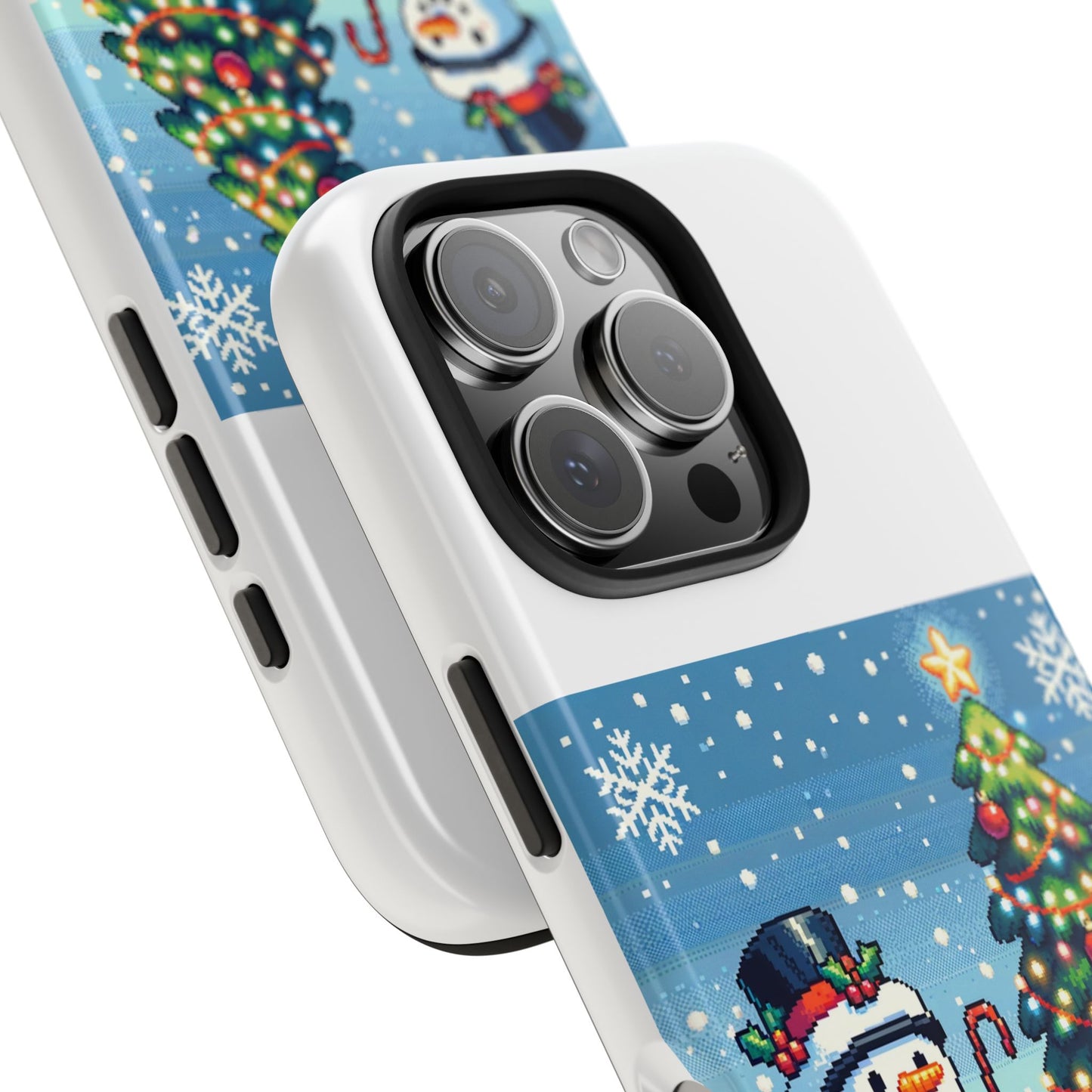 The Snowman Pixel Art Tough Phone Cases