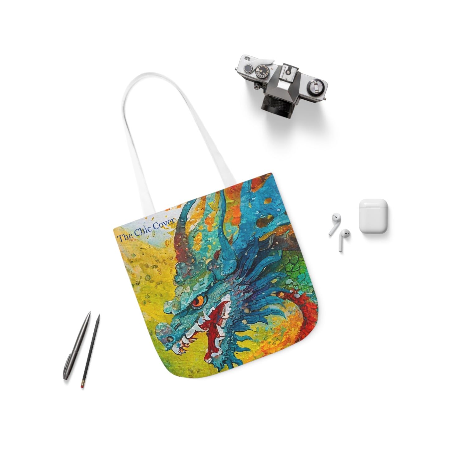 The Green Dragon Polyester Canvas Tote Bag