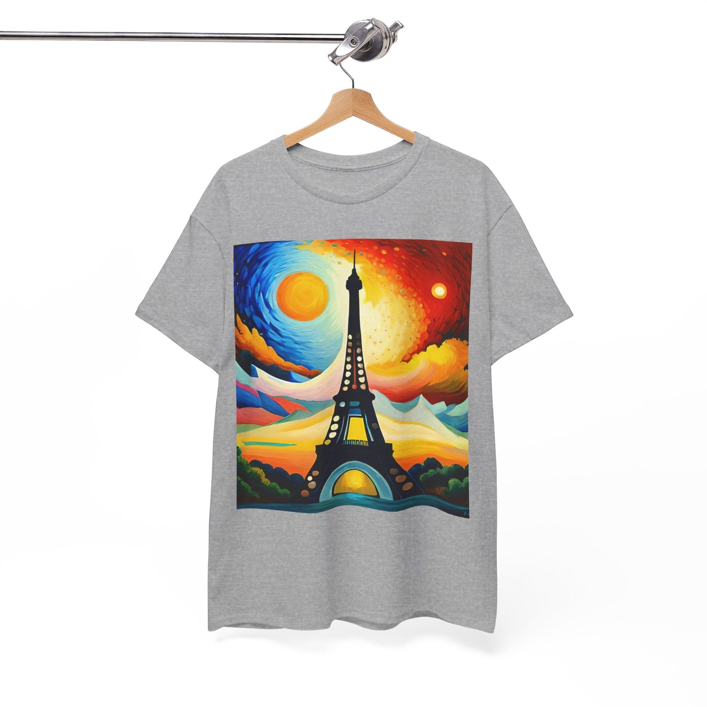 Paris Unisex Heavy Cotton Tee