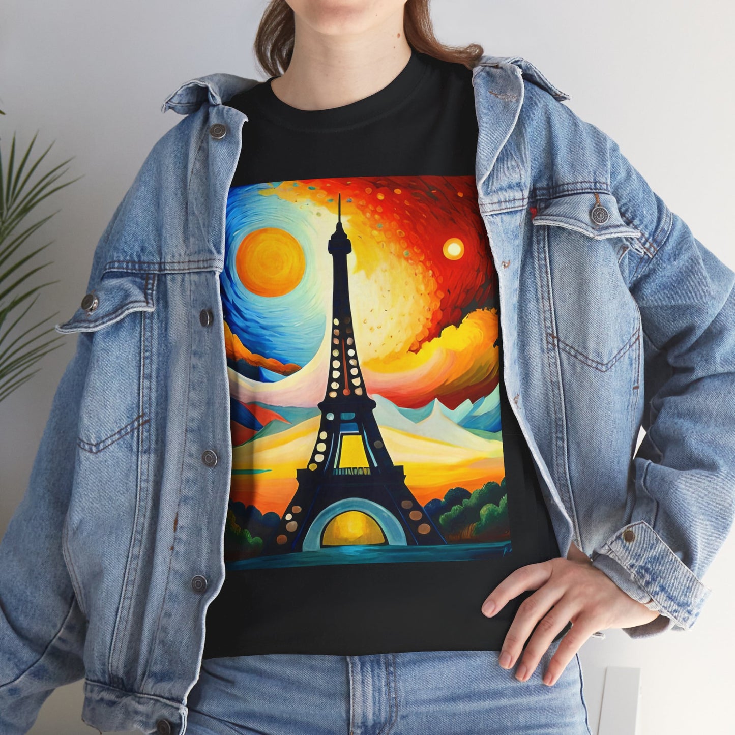 Paris Unisex Heavy Cotton Tee