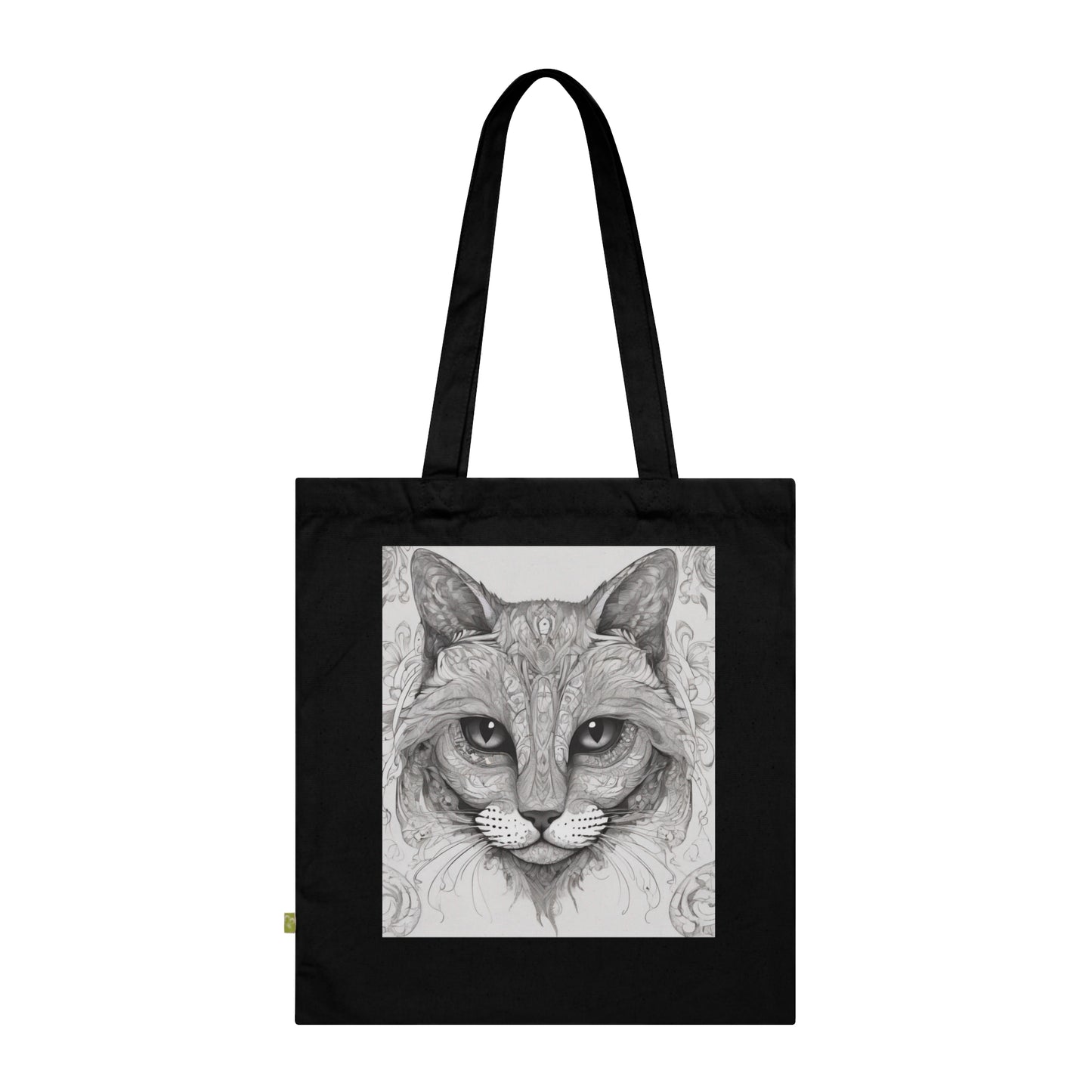 Organic Cotton Tote Bag The Cat