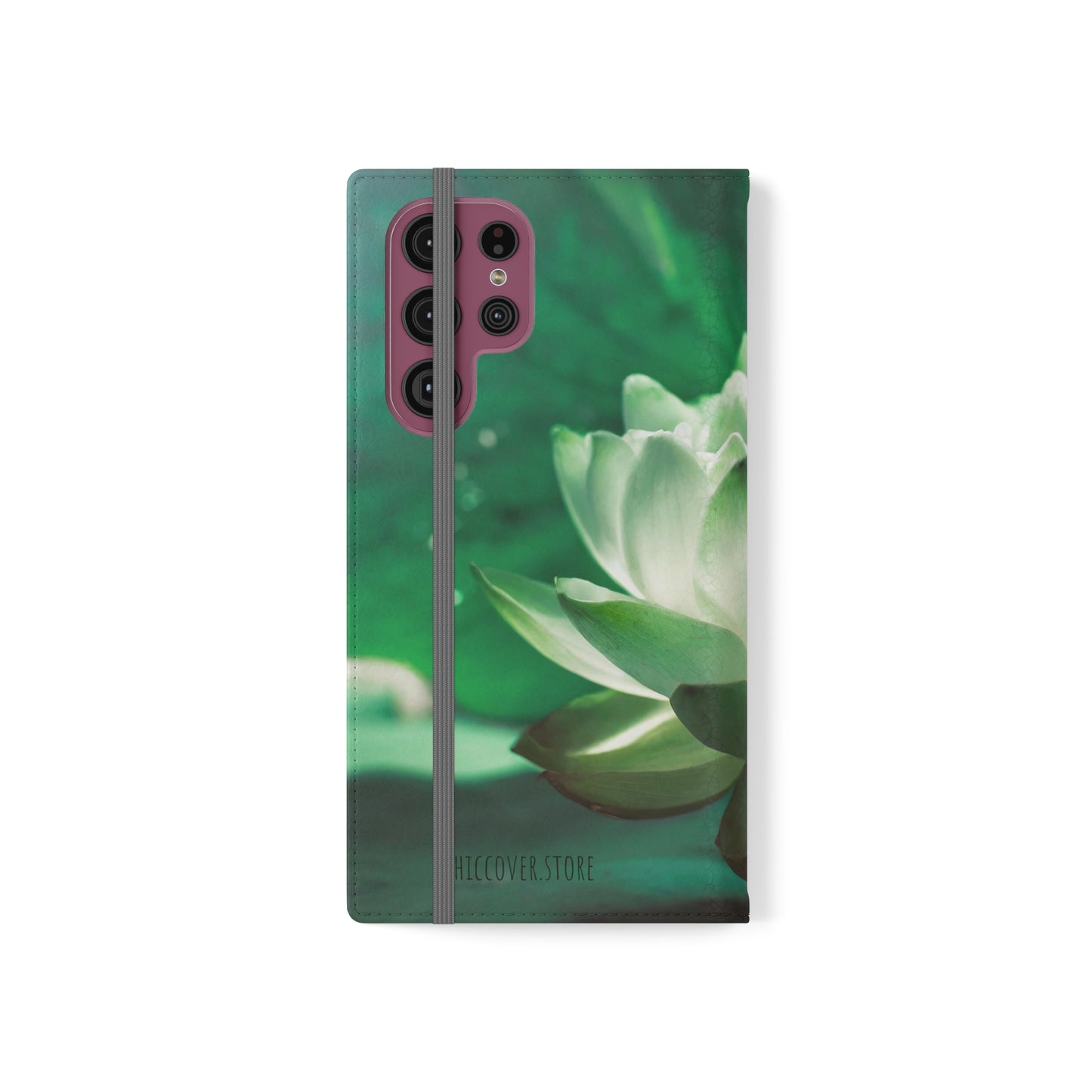 The Green Lotus Flip Cases