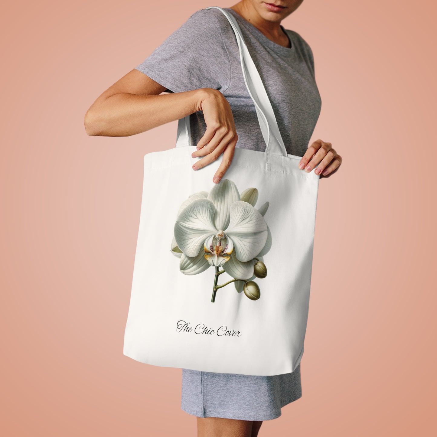 The Orchid Cotton Tote Bag