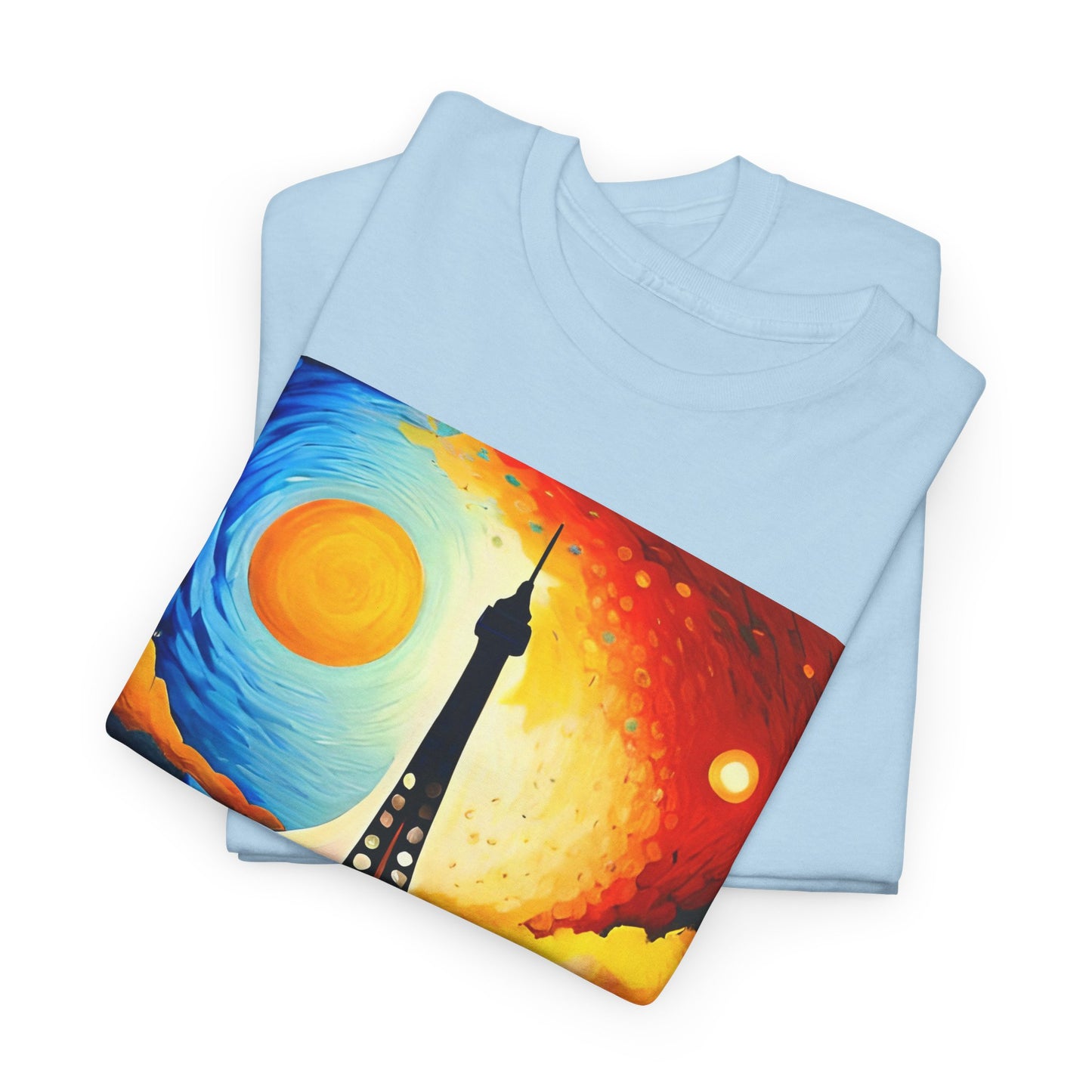 Paris Unisex Heavy Cotton Tee