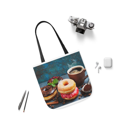 The Donuts Canvas Tote Bag