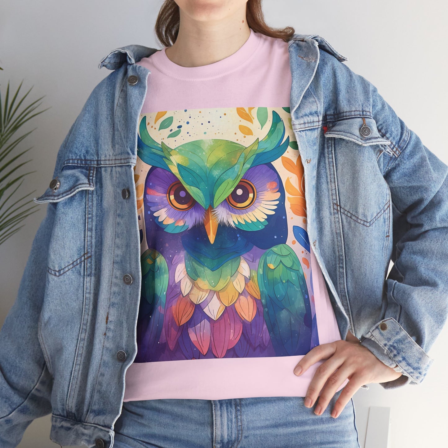 The Owl Unisex Heavy Cotton Tee