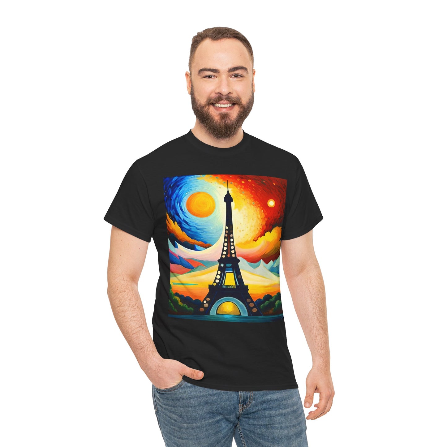 Paris Unisex Heavy Cotton Tee
