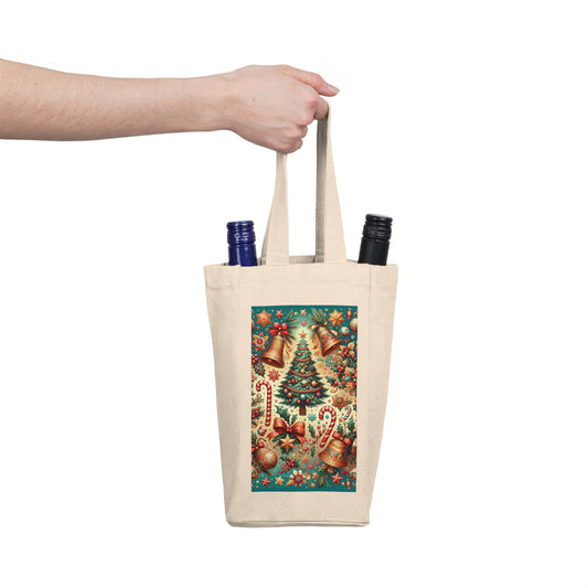 The Christmas Tree Double Wine Tote Bag