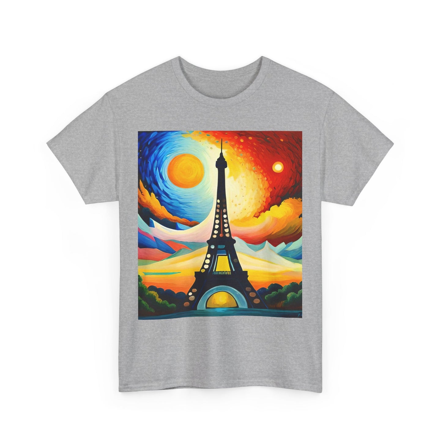 Paris Unisex Heavy Cotton Tee