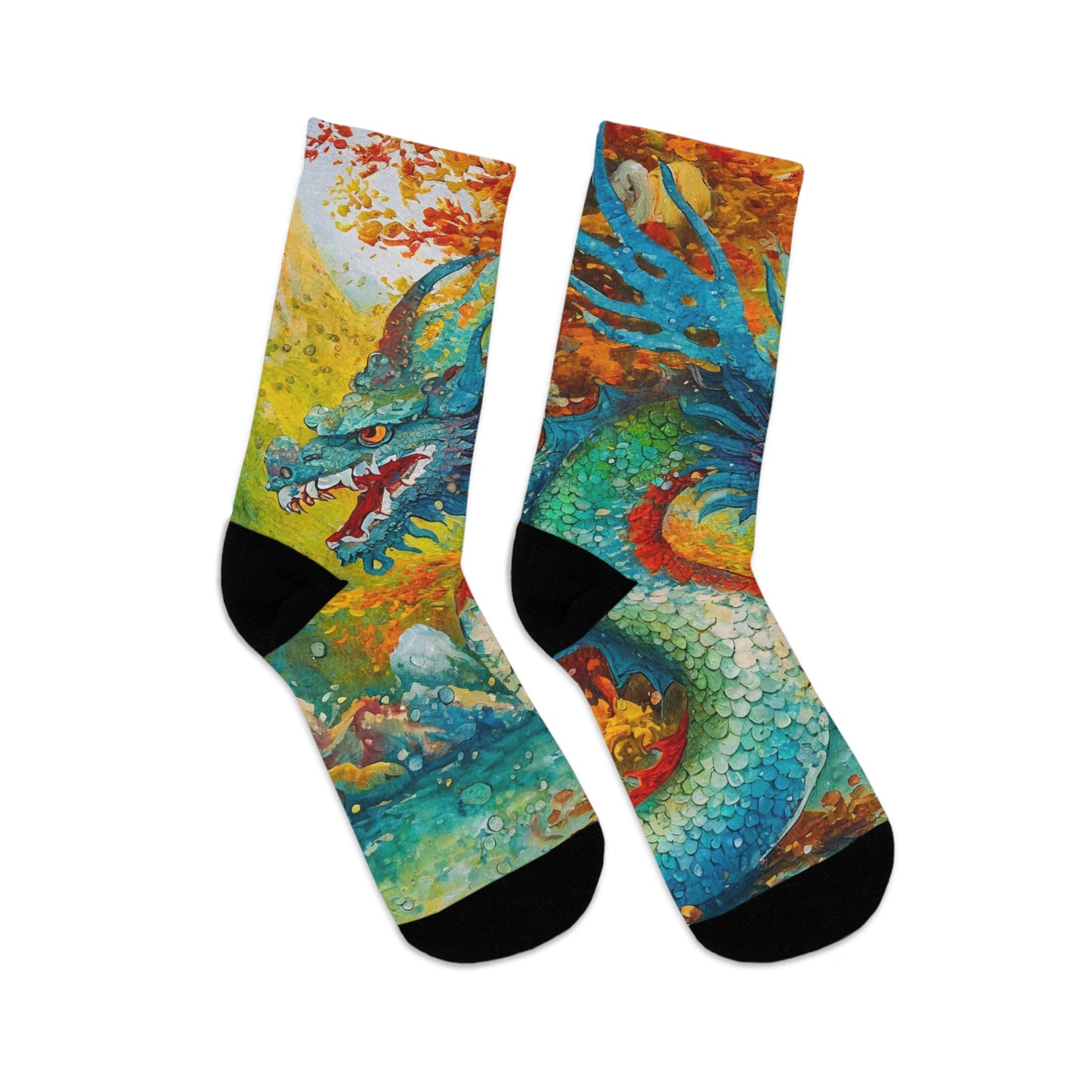 The Green Dragon Recycled Poly Socks