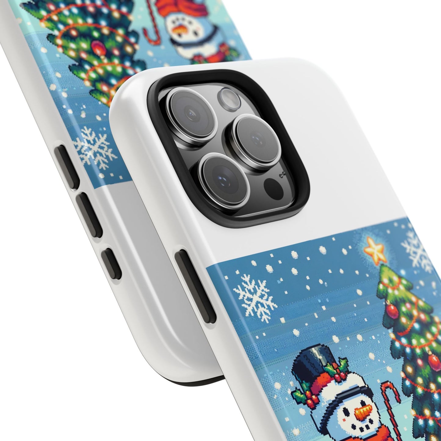 The Snowman Pixel Art Tough Phone Cases