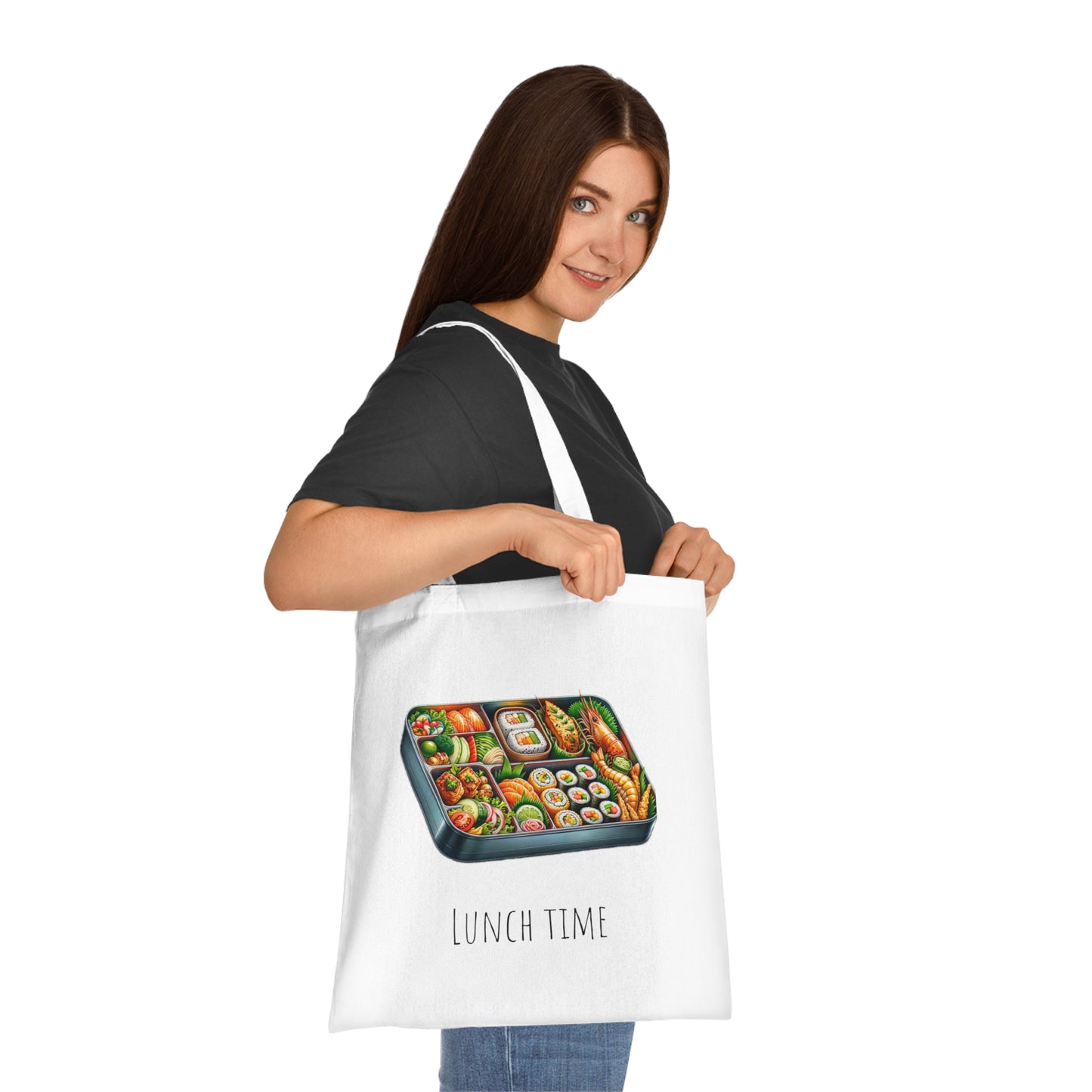 Cotton Tote Lunch Time