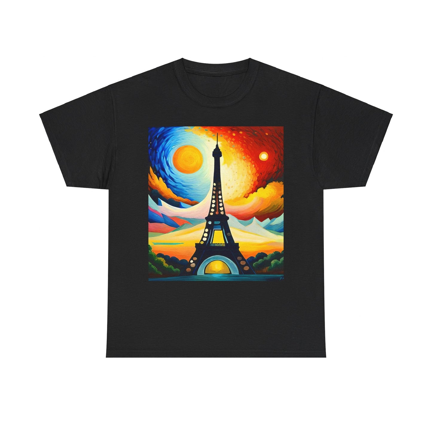 Paris Unisex Heavy Cotton Tee