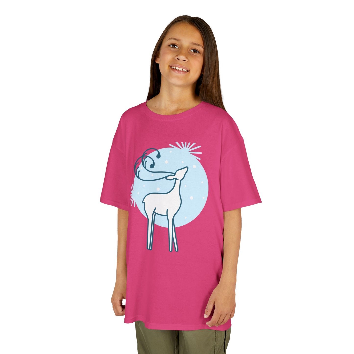 Kids Heavy Cotton™ Tee With Print