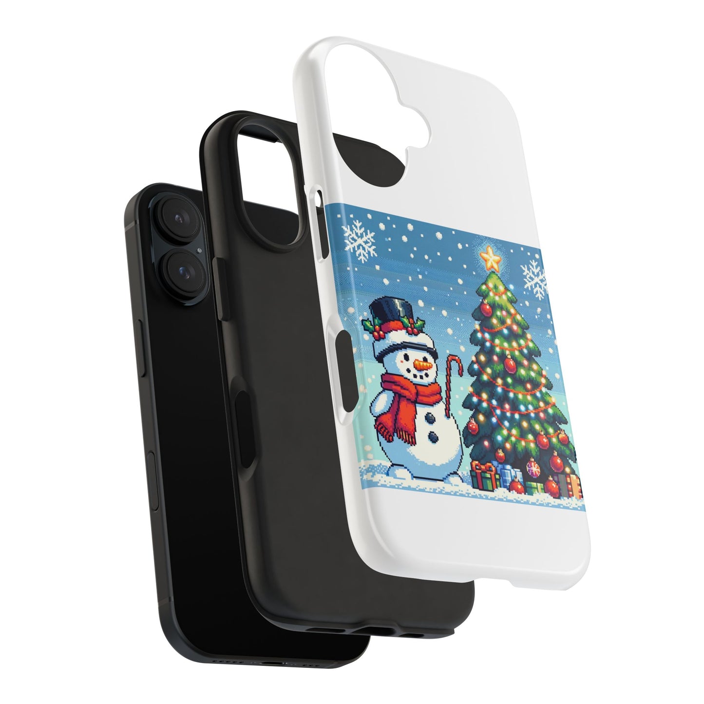 The Snowman Pixel Art Tough Phone Cases