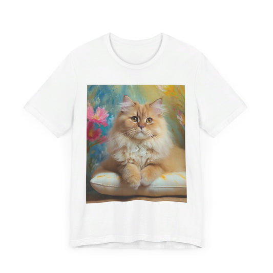 The Persian Cat Unisex Jersey Short Sleeve Tee