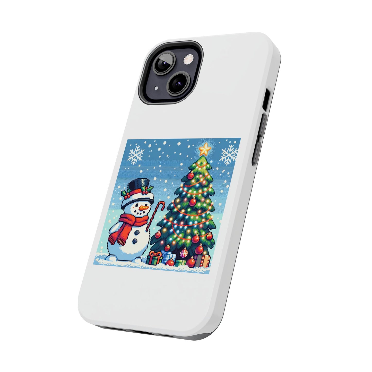 The Snowman Pixel Art Tough Phone Cases