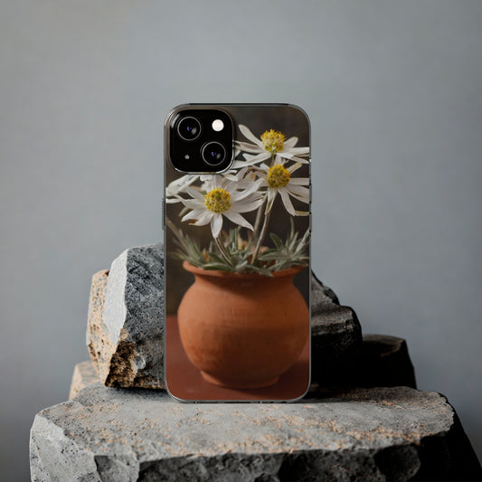 The Flowers Clear Silicone Phone Cases