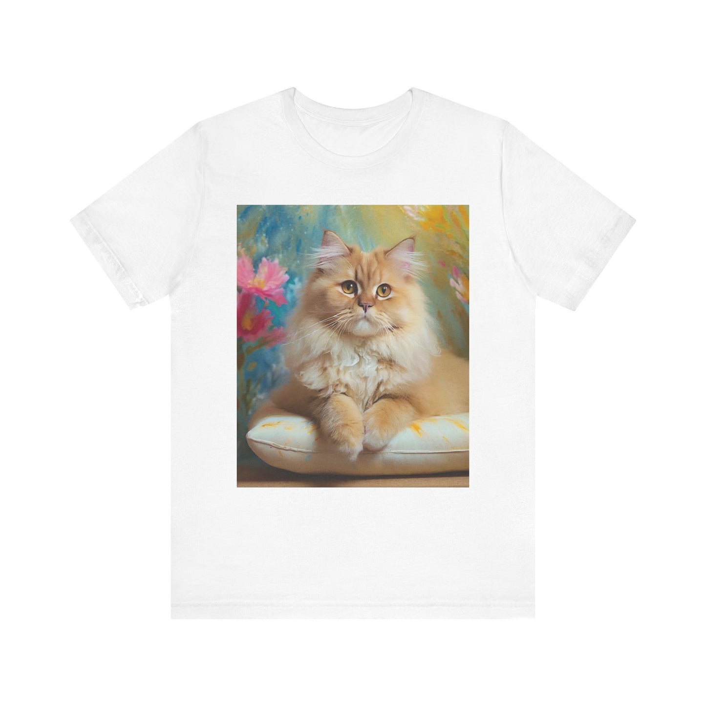 The Persian Cat Unisex Jersey Short Sleeve Tee