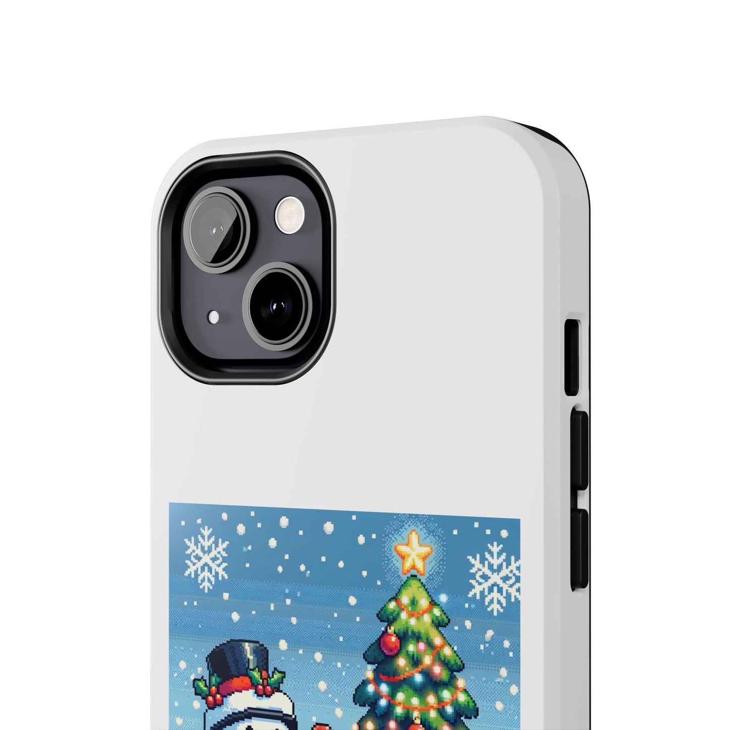The Snowman Pixel Art Tough Phone Cases