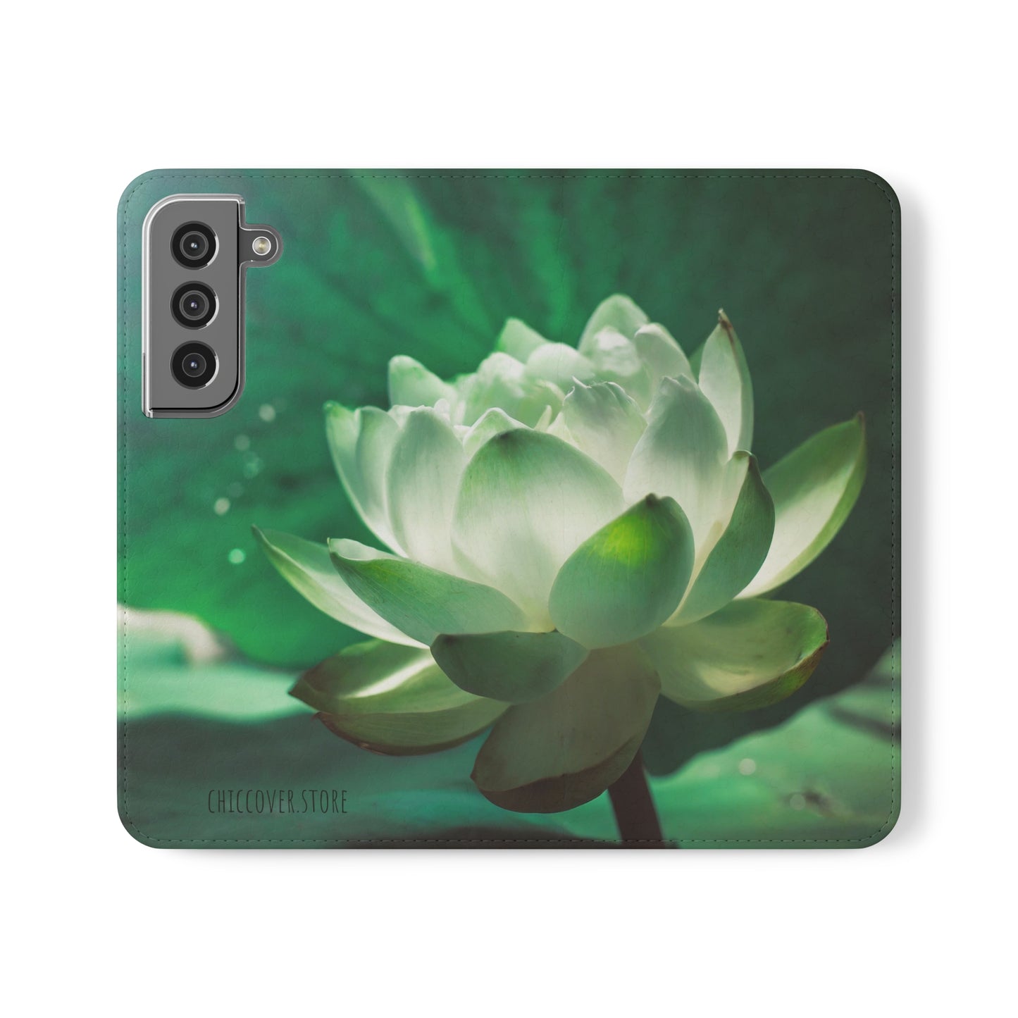 The Green Lotus Flip Cases
