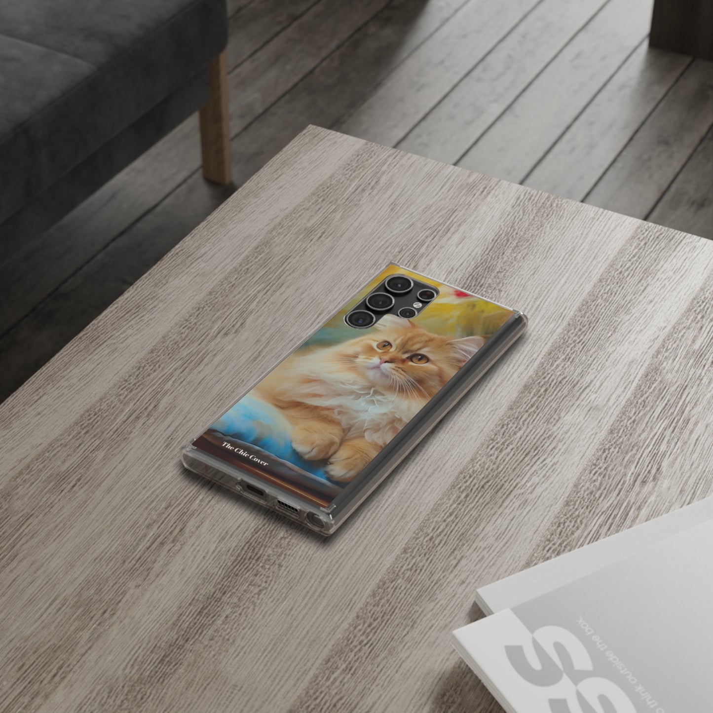 The Golden Cat Phone Clear Cases