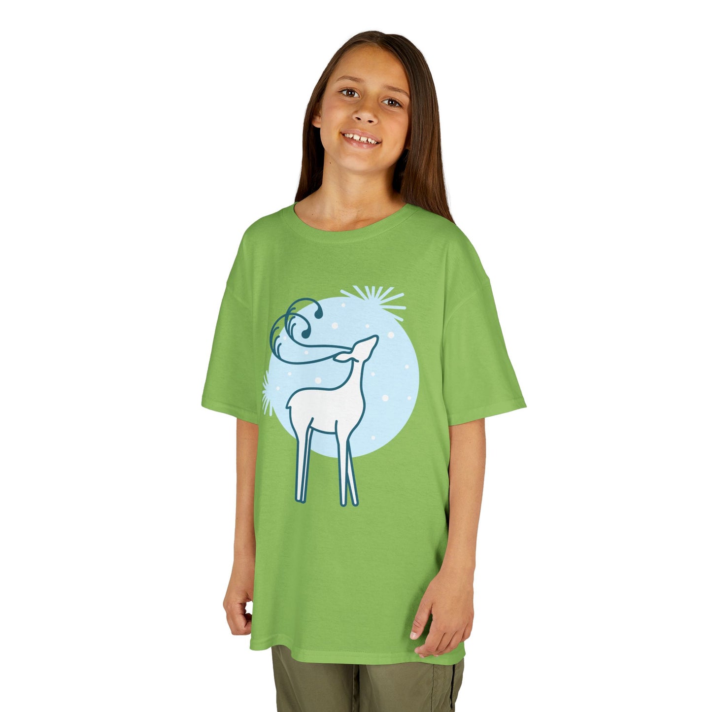 Kids Heavy Cotton™ Tee With Print