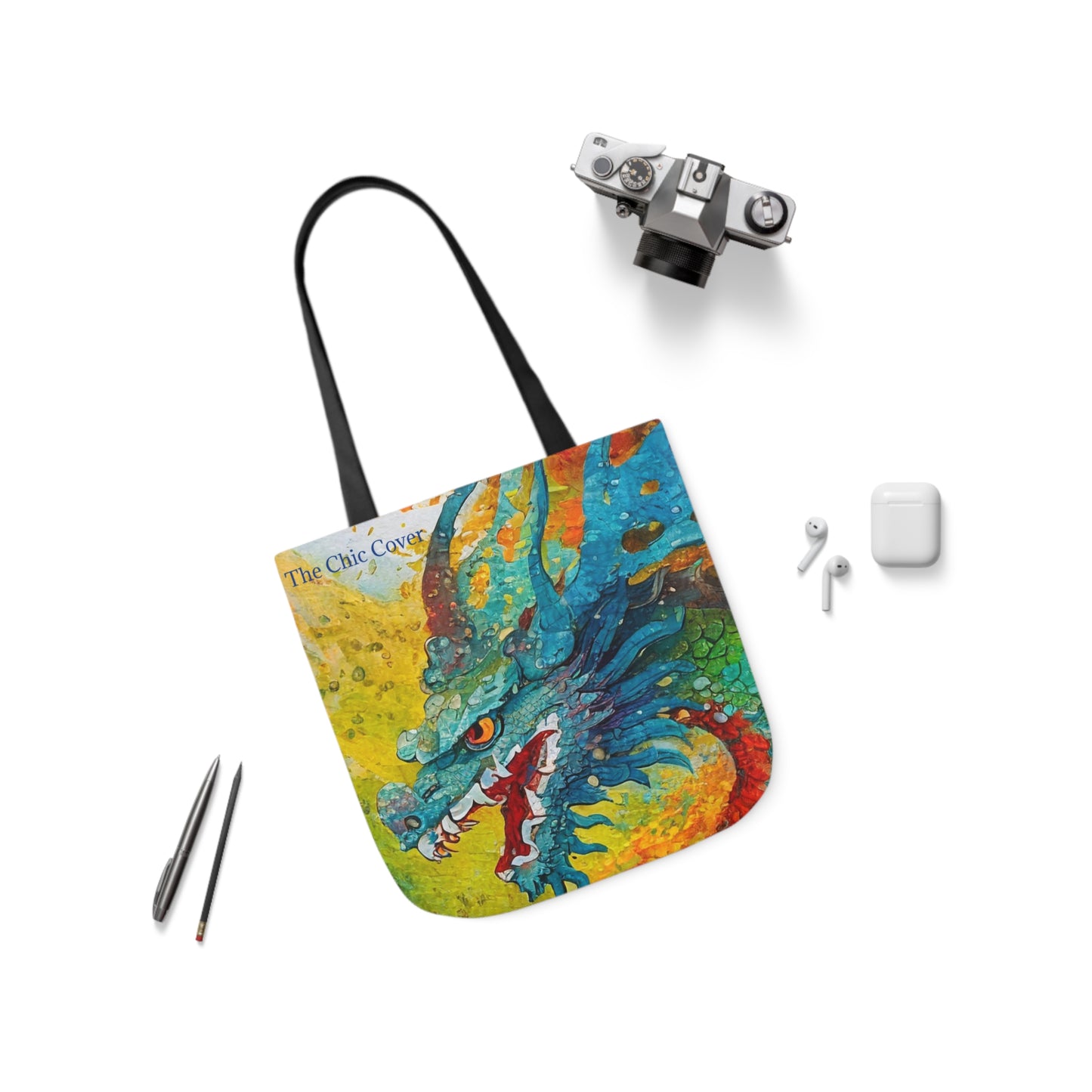 The Green Dragon Polyester Canvas Tote Bag