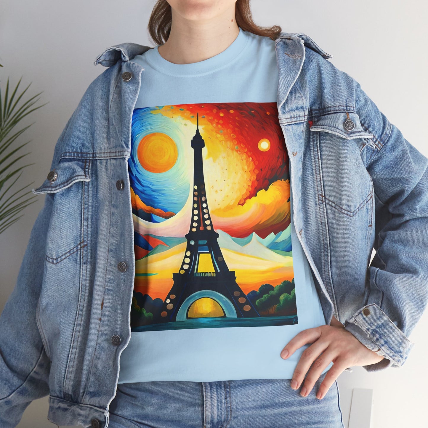 Paris Unisex Heavy Cotton Tee