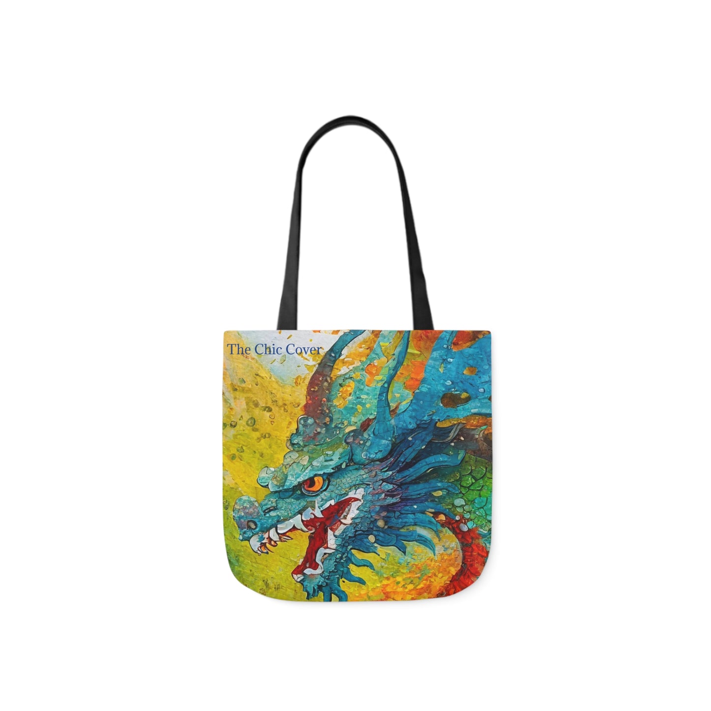 The Green Dragon Polyester Canvas Tote Bag