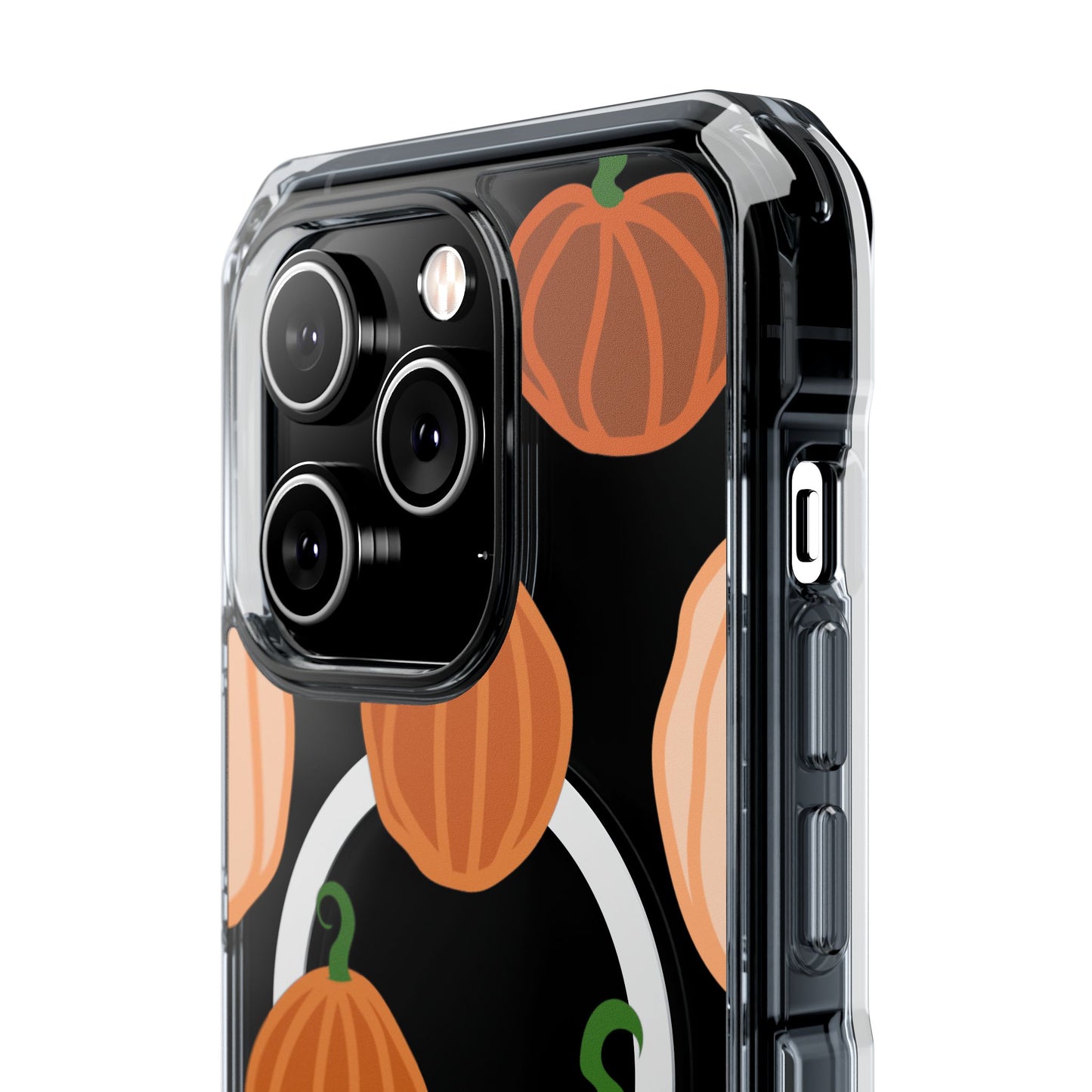 Hay Boo Halloween Pumpkin Phone Magnetic Clear Impact Cases