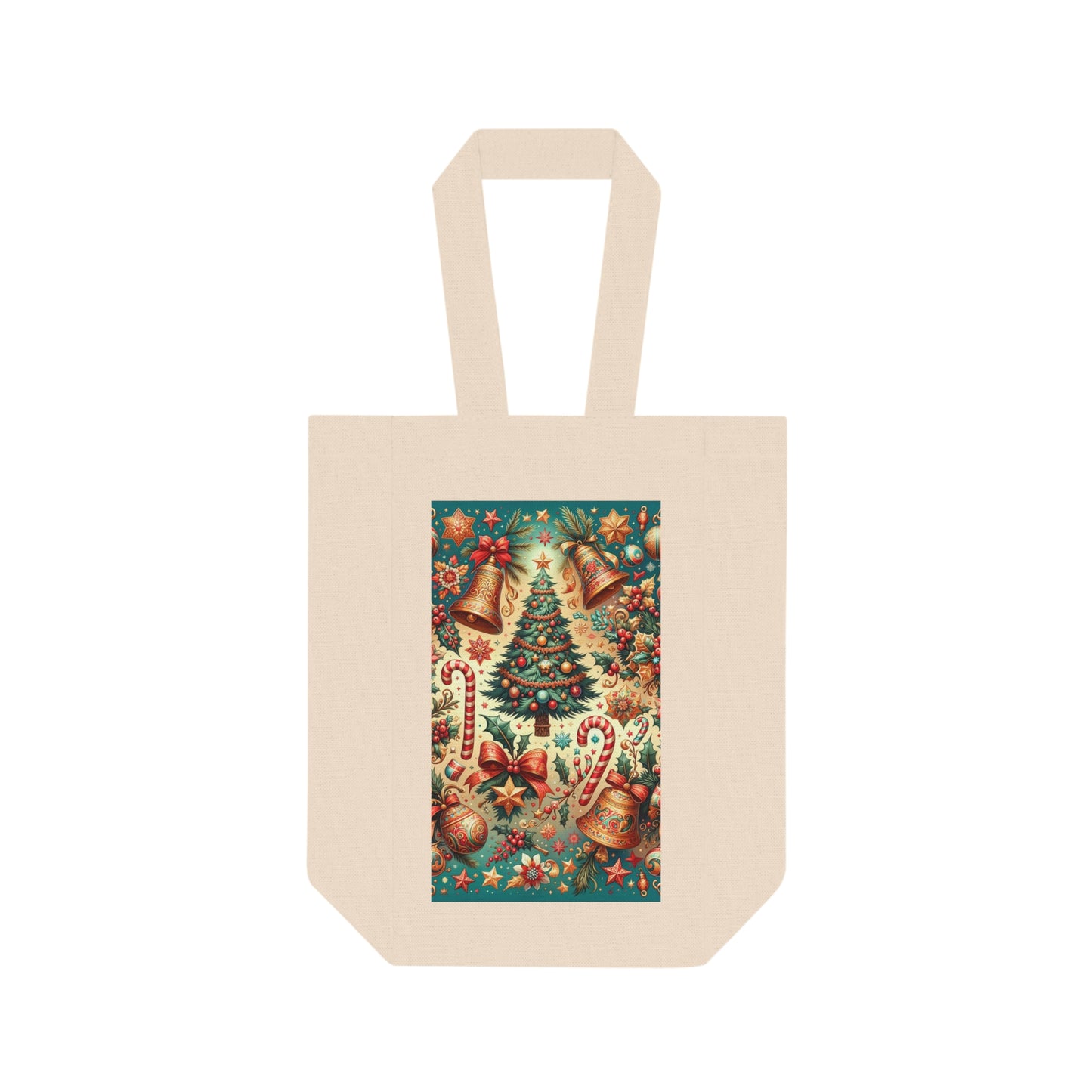 The Christmas Tree Double Wine Tote Bag