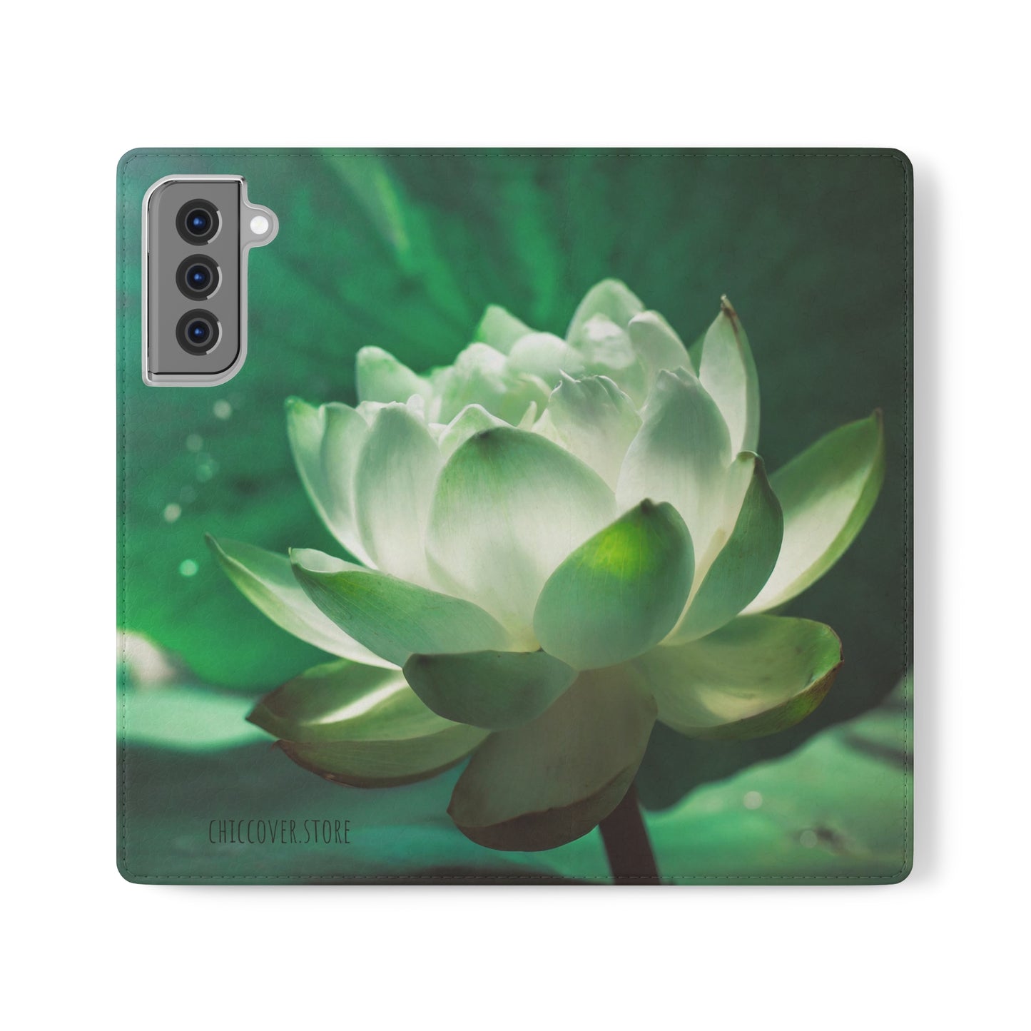 The Green Lotus Flip Cases