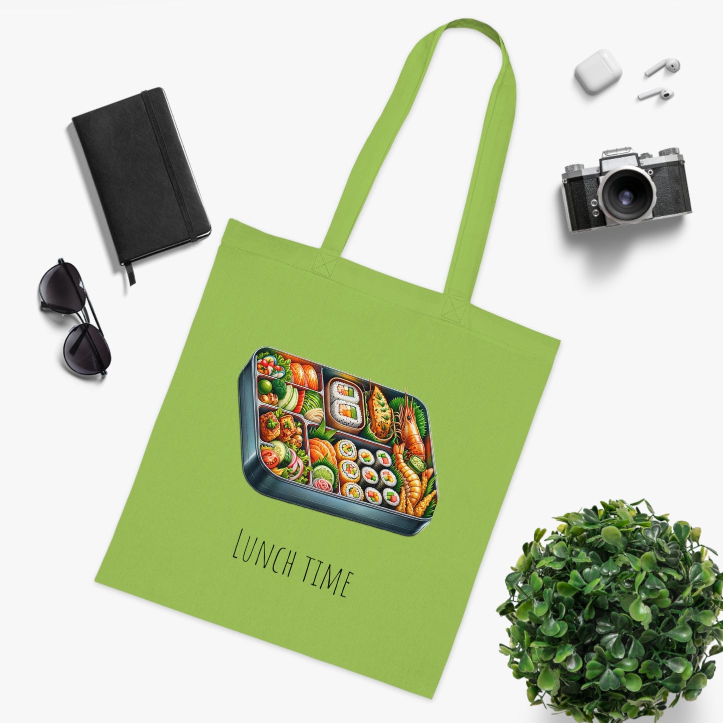 Cotton Tote Lunch Time
