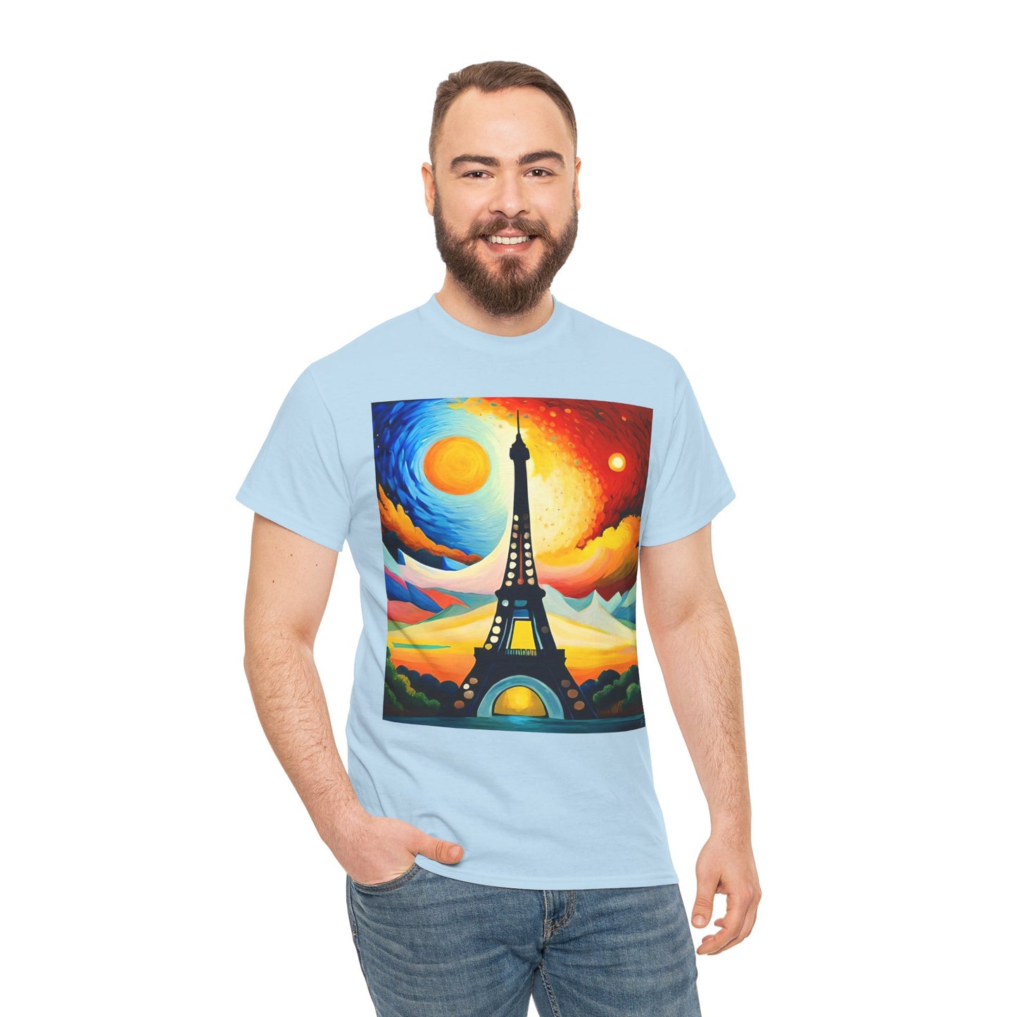 Paris Unisex Heavy Cotton Tee