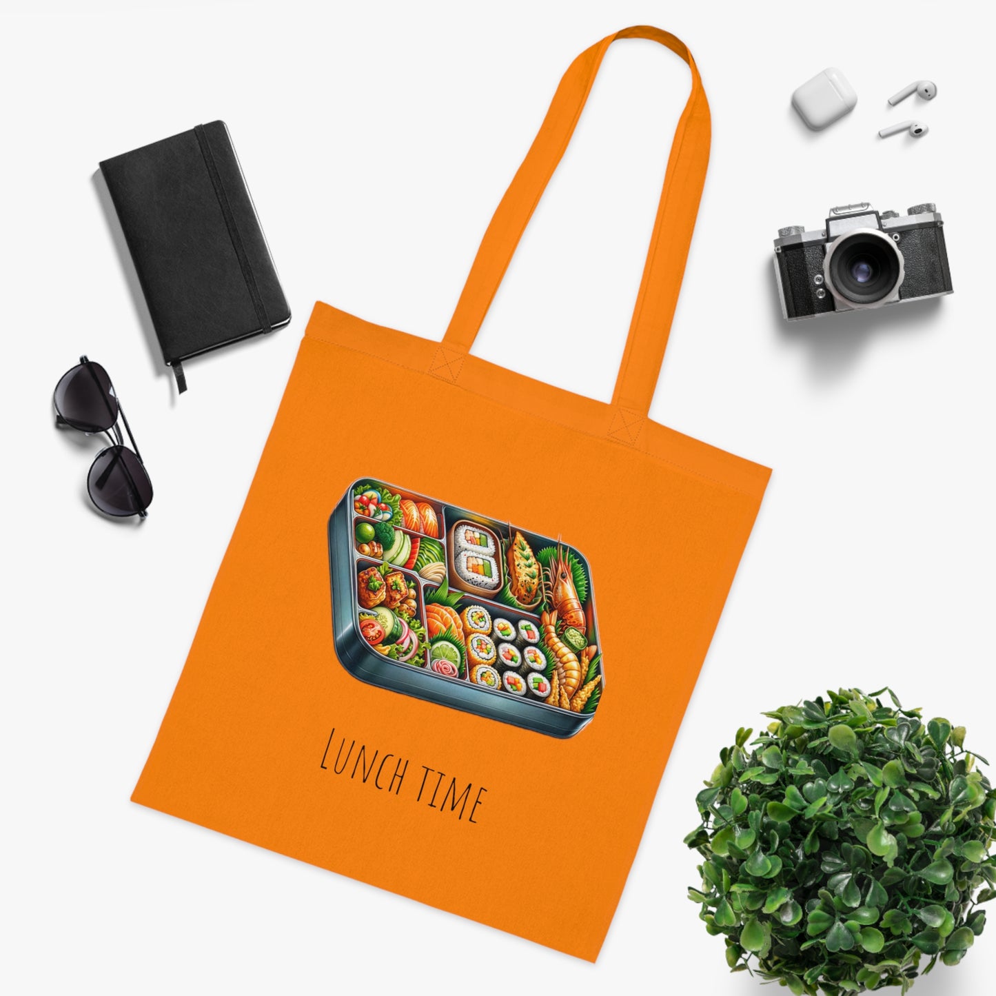 Cotton Tote Lunch Time